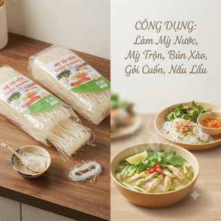 Miến Tổ Yến Châu Khang 300g – Sợi Bún & Sợi Phở – Dai Ngon, Không Nát, Không Chất Bảo Quản