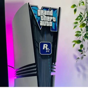 Ốp Trang Trí PS5 Slim/PS5 Pro Slim Phong Cách Red Dead Redemption II In 3D Decor Gaming Cao Cấp