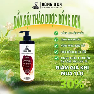 Dầu Gội Rồng Đen Đánh Bay Gàu Nấm, Dầu Gội xuân Phong Kích Mọc Tóc, Phục hồi Tóc và da đầu bị tổn thương