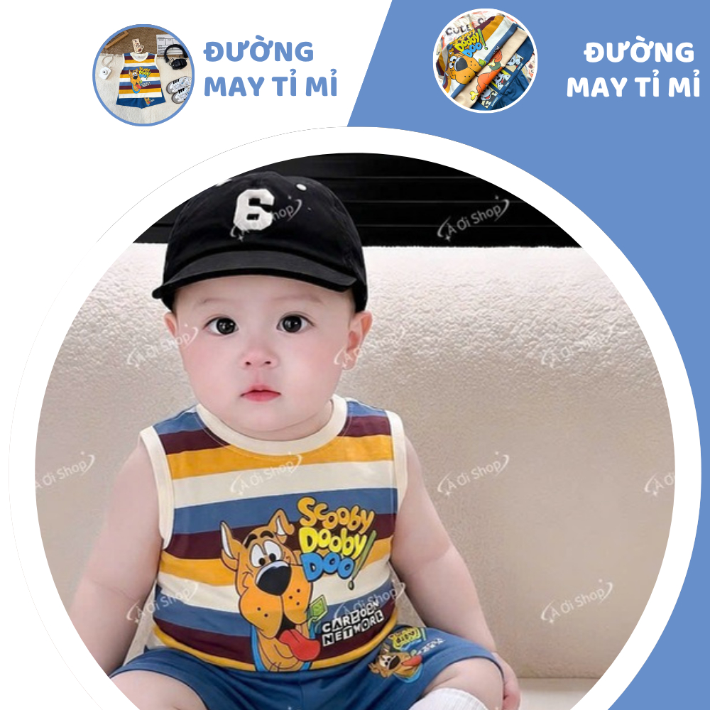 [À ƠI SHOP] D95- set 3 bộ ba lỗ chó gặm xương micky maus- a100.401