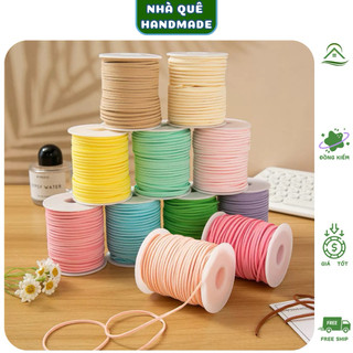 Dây Ruy Băng Da Lộn Trang Trí Bó Hoa, Giỏ Quà, Giỏ Trái Cây - Dây Buộc Quà Handmade Nhiều Màu DIY