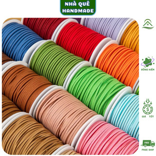 Dây Ruy Băng Da Lộn Trang Trí Bó Hoa, Giỏ Quà, Giỏ Trái Cây - Dây Buộc Quà Handmade Nhiều Màu DIY
