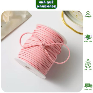Dây Ruy Băng Da Lộn Trang Trí Bó Hoa, Giỏ Quà, Giỏ Trái Cây - Dây Buộc Quà Handmade Nhiều Màu DIY