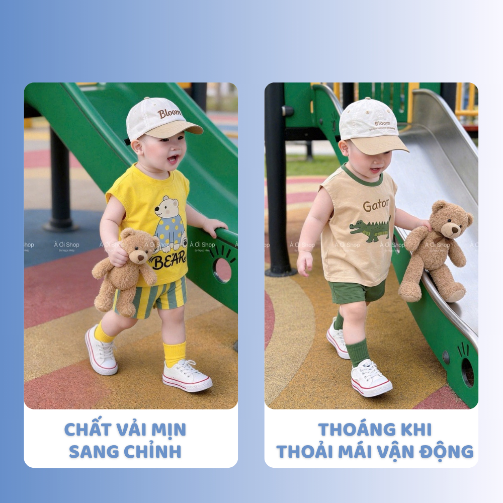 [À ƠI SHOP] B13- set 3 bộ ba lỗ khủng trouble - a100.362