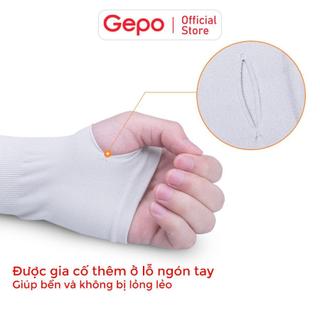 Găng Tay Bao Tay Chống Nắng Ống Tay Chống Nắng Nữ Nam Hở Ngón Chống Tia UV