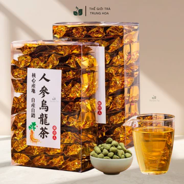 TRÀ Ô LONG NHÂN SÂM Lan Quý Nhân Chính Thống | Trà viên cao cấp hỗ trợ tiêu hoá (125g/25 gói)
