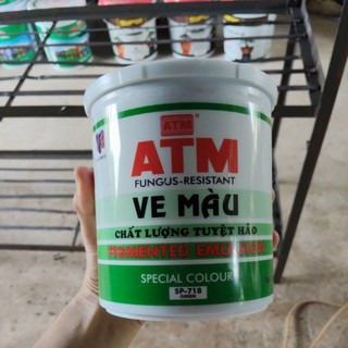 Ve màu ATM màu đen, xanh lá, xanh dương, vàng, đỏ tùy chọn dùng pha màu sơn, màu vẽ