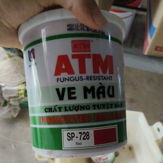 Ve màu ATM màu đen, xanh lá, xanh dương, vàng, đỏ tùy chọn dùng pha màu sơn, màu vẽ