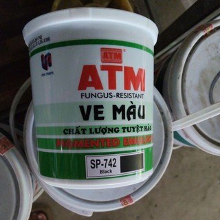 Ve màu ATM màu đen, xanh lá, xanh dương, vàng, đỏ tùy chọn dùng pha màu sơn, màu vẽ