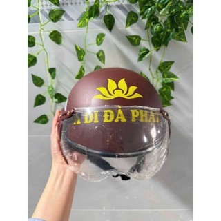 NÓN bảo hiểm Phật giáo, danh hiệu A DI ĐÀ PHẬT.