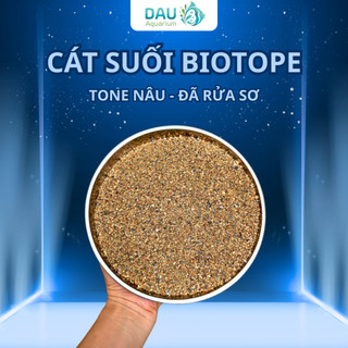 Cát Suối Biotope Tự Nhiên Tone Nâu Trầm (Hạt nhỡ) - Phù Hợp Chơi Biotope - Suối (1kg, 2kg, 5kg)