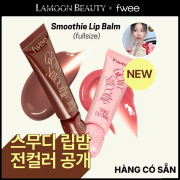 Son bóng dưỡng môi Fwee Smoothie Lip Balm, làm đầy rãnh môi giúp căng mọng tức thì