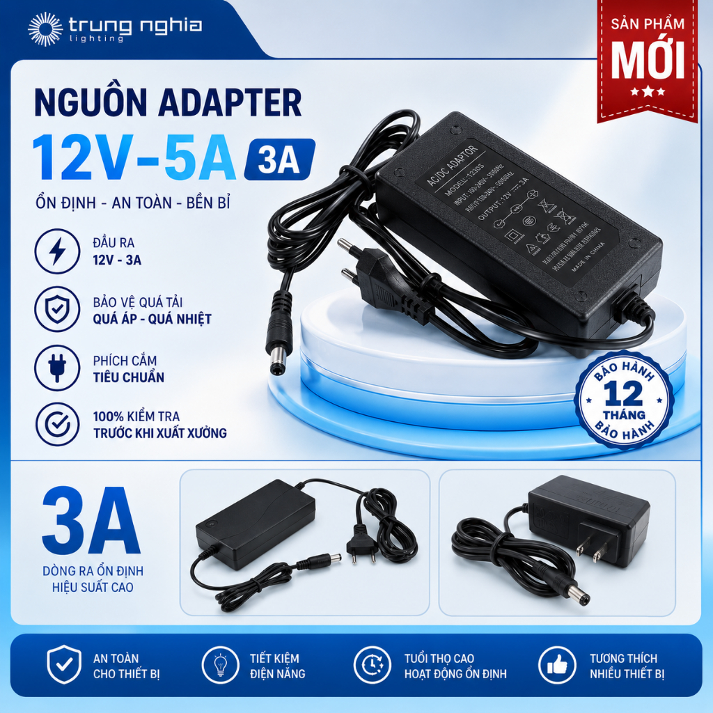 Adapter 12v 3a - Giá Tốt, Sale Tháng 07, Ship 0 Đồng | Shopee Việt Nam