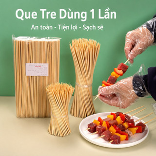 Que Tre Xiên Đa Năng Dùng Làm Hoa Handmade, Xiên Thịt Nướng BBQ, Đồ Thủ Công DIY - Tre Tự Nhiên Nhiều Kích Thước