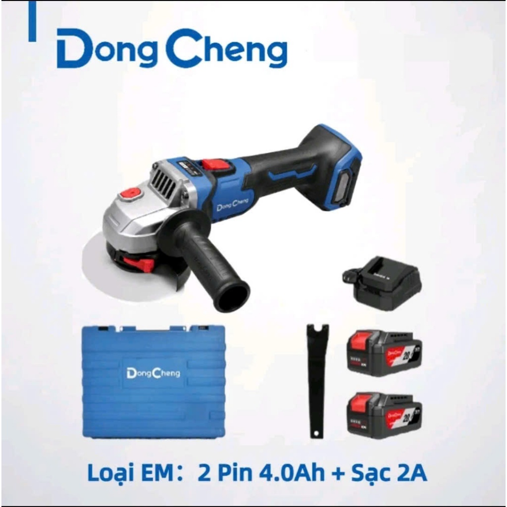 [RẺ VÔ ĐỊCH] Máy Mài Góc Pin DCSM04-100 Động Cơ Không Chổi Than 3 Tốc Độ 100mm 9000 Vòng/Phút