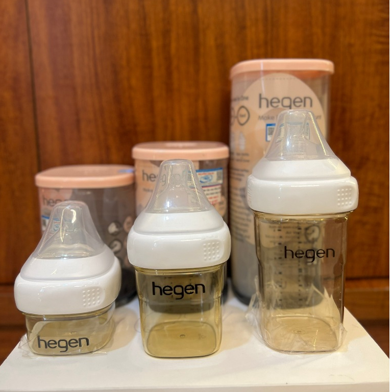 2026 Bình sữa Hegen (Chính Hãng) 60ml 150ml 240ml 330ml, được chọn núm 2025