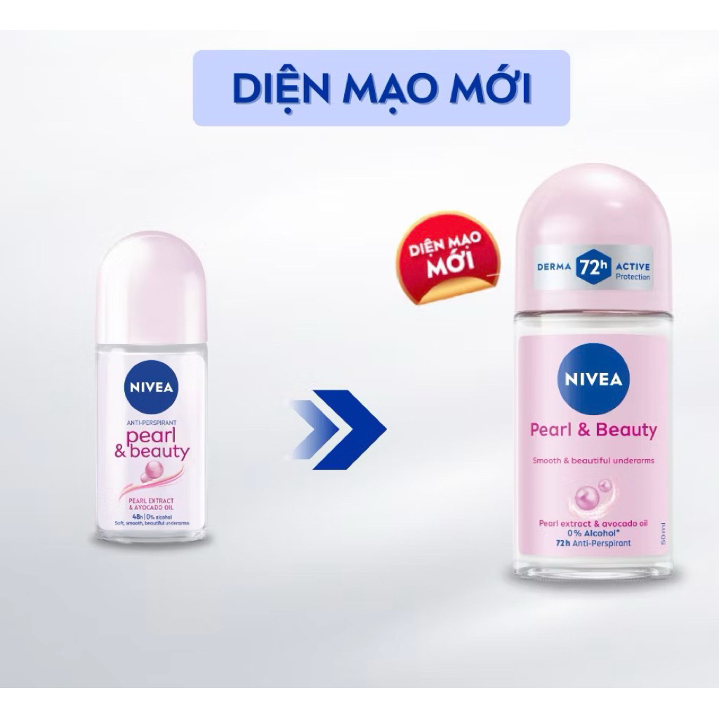 1 cây Lăn khử mùi nivea ngọc trai 50ml