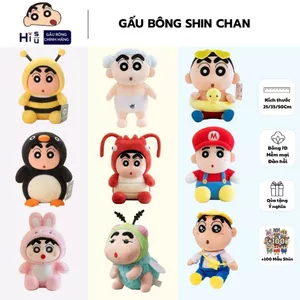 Gấu Bông Shin Chan Cậu Bé Bút Chì Vô Tri Đáng Yêu, Shin Gấu Bông Nhiều Mẫu Quà Tặng Vui Vẻ Cho Người Thân
