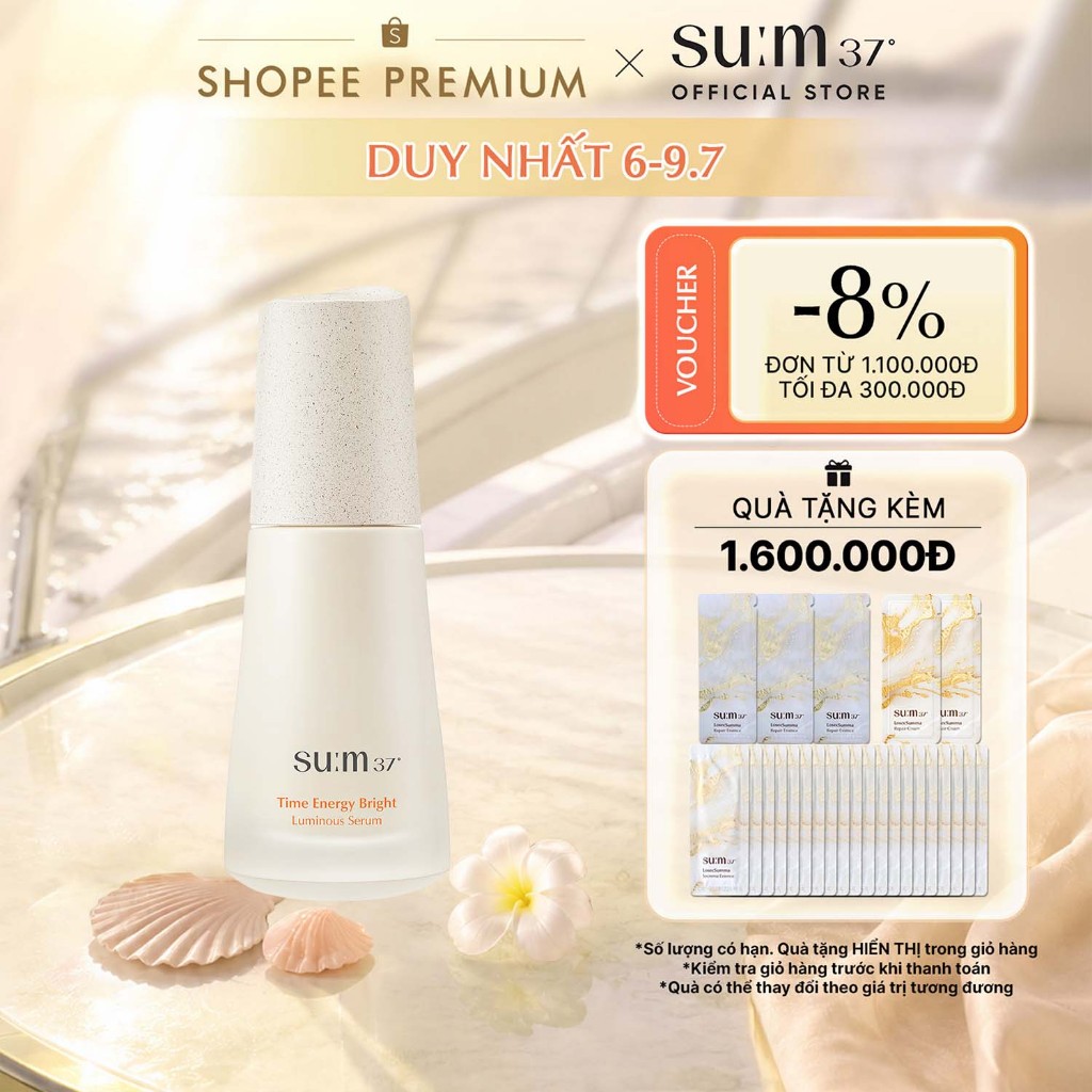 [SU:M37 OFFICIAL] Tinh chất làm sáng da su:m37 Time Energy Bright Luminous Serum 50ml
