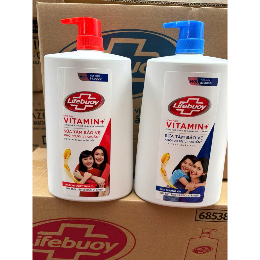 Sữa tắm Lifebuoy bảo vệ vượt trội Chai 1.1kg