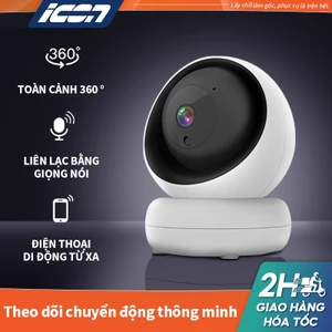 Camera Giám Sát Thông Minh ICON 360° - Quan Sát Siêu Nét, Điều Khiển Từ Xa, Trò Chuyện 2 Chiều