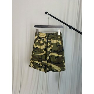 Quần Short Nam Họa Tiết Camo Chất Kaki Lưng Thun Form Rộng Basic Streetwear ModMen