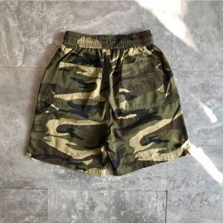 Quần Short Nam Họa Tiết Camo Chất Kaki Lưng Thun Form Rộng Basic Streetwear ModMen