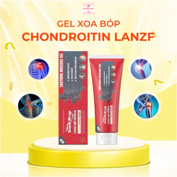 Lanzf Kem Massage Giảm Đau Xương Khớp, Gel Xoa Bóp Chondroitin Lanzf Giúp Thư Giãn Cổ Vai Gáy, Giảm Mỏi Gối Lưng 100g