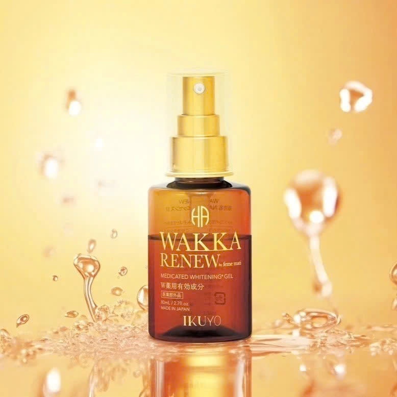 A06_Serum hỗ trợ giảm thâm Wakka Renew 80ml của Nhật Bản