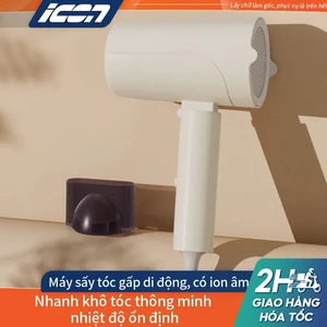 ICON Máy Sấy Tóc Công Suất Lớn 1800W Máy sấy tóc ion âm 3 Chế Độ Sấy Tạo Kiểu Chăm Sóc Tóc Chuẩn Salon