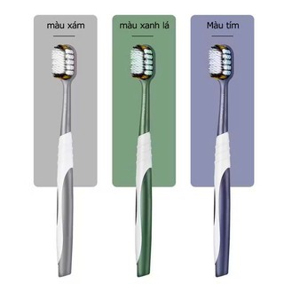 Bàn Chải Đánh Răng Cao Cấp ,Hình Núi, Xoắn Ốc Siêu Mịn, Đầu Rộng, Lông Mềm, Giải Pháp Chăm Sóc Răng Hiệu Quả