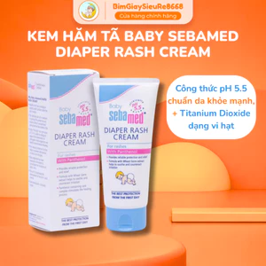 Kem Hăm Tã Baby SEBAMED DIAPER RASH Cream 50ML Hỗ Trợ Ngăn Ngừa Hăm , Rôm Sảy , Làm Lành Da Cho Bé