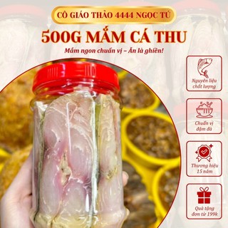 Mắm Cá Thu Muối Dùi Cắt Khúc Hũ 500g Đặc Sản Châu Đốc Vị Mặn Đậm Đà Để Chưng | Cô Giáo Thảo 4444 Ngọc Tú