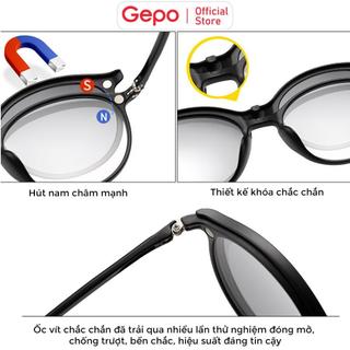 KÍNH 5 IN 1 ĐA NĂNG RÂM CẬN GỌNG TRÒN 2218A TẶNG KÈM TÚI DA