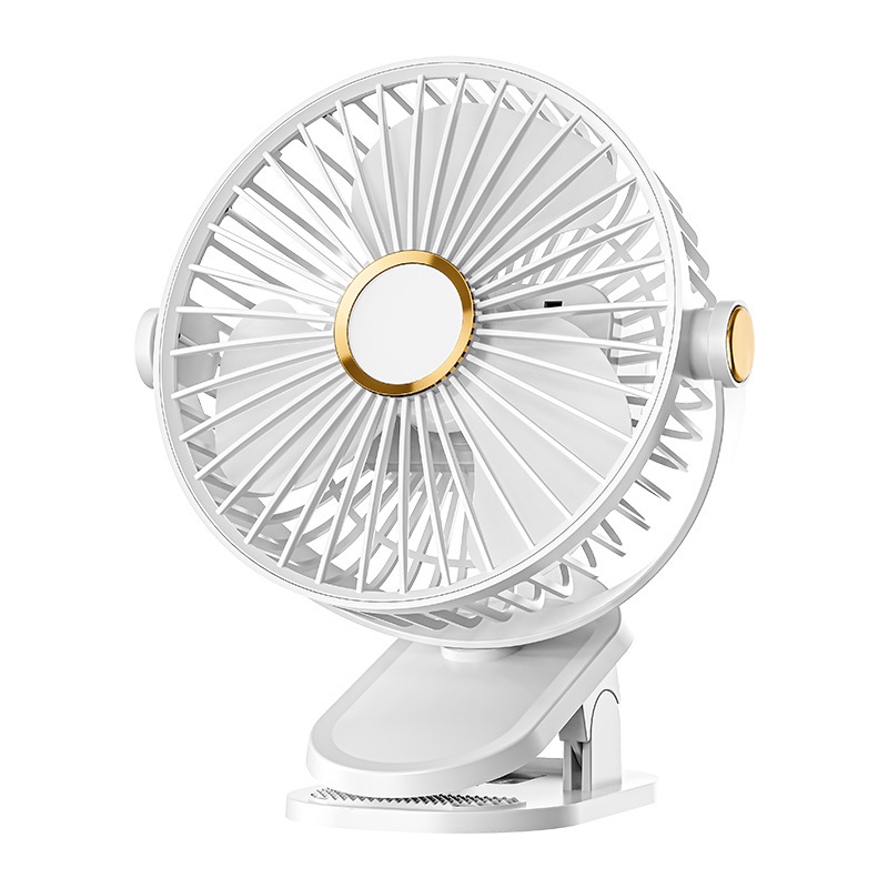 Quạt kẹp bàn J90 5 cấp độ gió, chạy êm, sạc và cắm điện, kẹp/treo/để bàn 3 trong 1 | BigBuy360 - bigbuy360.vn