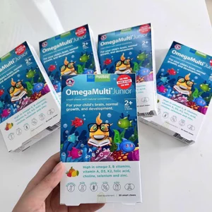 Viên nhai OmegaMulti Junio công thức đa dưỡng chất giúp phát triển trí não và thể chất toàn diện cho bé (Hộp 30 viên)