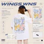 100% Cotton Áo thun nữ . Chất Liệu Mềm Mịn mát thu hút mọi ánh nhìn chính hãng WNS - Wings