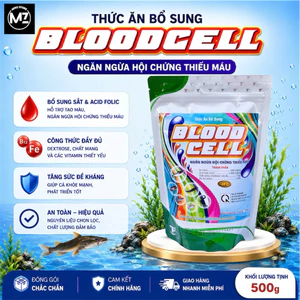 Blood Cell (Tiệp Phát) bổ sung sắt, ngăn ngừa thiếu máu ở cá, ếch, lươn, baba (Gói 500g)