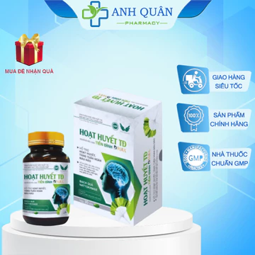 [CHÍNH HÃNG] Hoạt huyết TĐ Dmax hộp 30 viên hoạt huyết dưỡng não hỗ trợ tăng cường tuần hoàn máu não