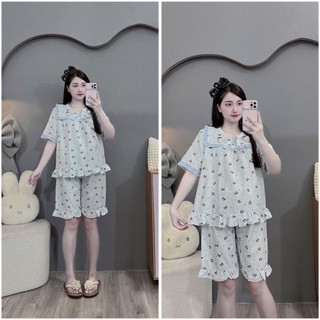Bộ  bầu- bộ sau sinh- BỘ LỬNG ĐŨI HÀN CỔ BẺ VUÔNG HÌNH MÈO NỔI - nhiều màu, áo có khoá kéo, quần có chun chỉnh