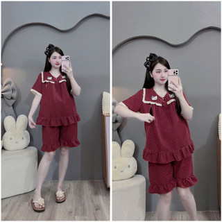 Bộ  bầu- bộ sau sinh- BỘ LỬNG ĐŨI HÀN CỔ BẺ VUÔNG HÌNH MÈO NỔI - nhiều màu, áo có khoá kéo, quần có chun chỉnh