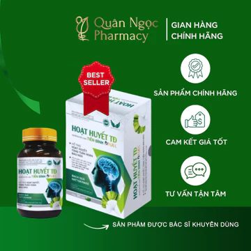 [CHÍNH HÃNG] Hoạt huyết TĐ Dmax hộp 30 viên hoạt huyết dưỡng não hỗ trợ tăng cường tuần hoàn máu não