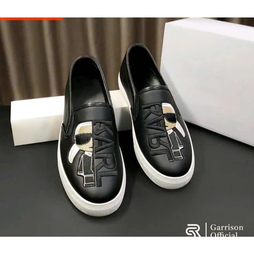 [Đủ Size 36-43]Giày Lười Slip-On Da PU Bền Đẹp Mẫu Trending.Mũi Tròn Thời Trang Trẻ Trung Năng Động