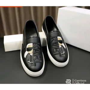 Giày Lười Slip-On Da PU Bền Đẹp Mẫu Trending.Mũi Tròn Thời Trang Trẻ Trung Năng Động