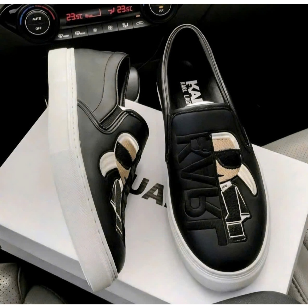 [Đủ Size 36-43]Giày Lười Slip-On Da PU Bền Đẹp Mẫu Trending.Mũi Tròn Thời Trang Trẻ Trung Năng Động