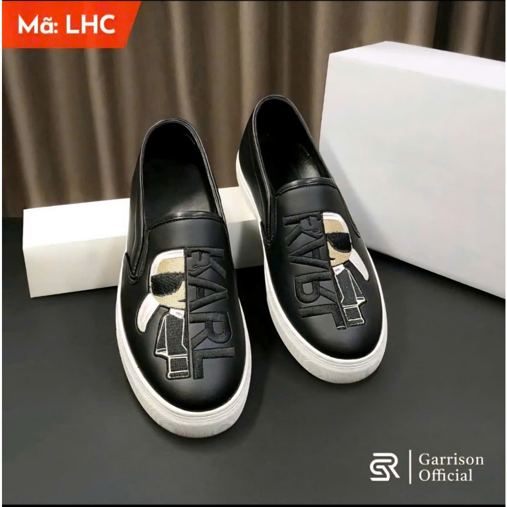 [Đủ Size 36-43]Giày Lười Slip-On Da PU Bền Đẹp Mẫu Trending.Mũi Tròn Thời Trang Trẻ Trung Năng Động