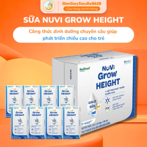 Sữa Pha Sẵn NUVI GROW HEIGHT 1+ hỗ trợ phát triển chiều cao hộp 180ml