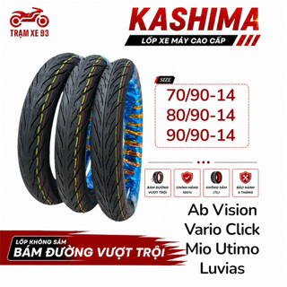 LỐP XE TAY GA GAI KIỂNG XE AB, VISION, VARIO, CLICK, MIO 125CC CHÍNH HÃNG KASHIMA