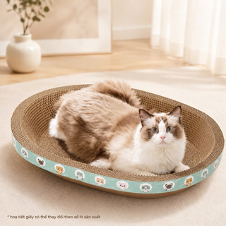 Bàn cào móng, ổ cào móng cho mèo dạng oval