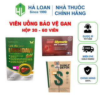 Viên bảo vệ gan Silymarin - Tốt cho gan, giải độc và làm mát gan (Hộp 30 - 60 viên)